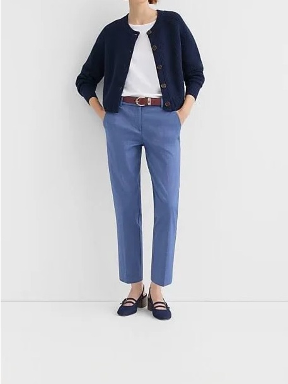LOFT women’s Riviera Slim Dress Pants in Blue